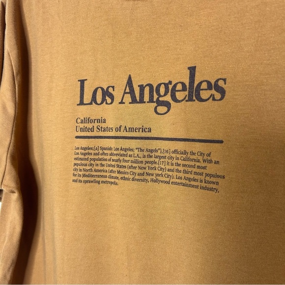 Cactus Boys Sleeve Tee with Los Angeles Print Size 11/12 - Picture 3 of 5